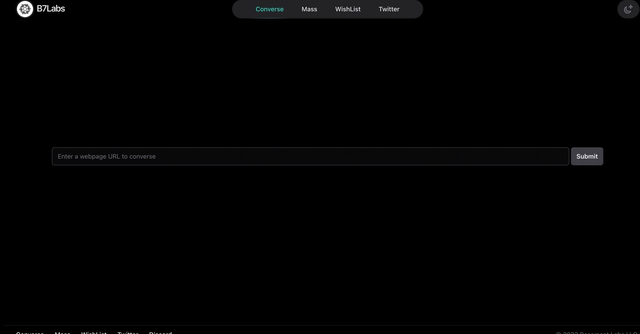 B7Labs - A tool for summarizing webpages.