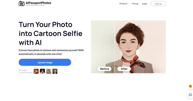 Photo to Cartoon - Wanna stand out in social media? Convert face photo to cartoon and cartoonize yourself in seconds in one click!