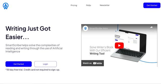 SmartScribe - SmartScribe uses AI to make reading and writing easier.