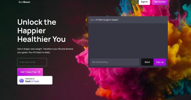 BurnBacon - Achieve your fitness goals with BurnBacon, the AI-powered fitness companion.