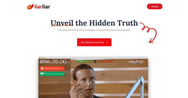 Liarliar - LiarLiar is a tool designed to detect lies and heart rate fluctuations during video calls or video analysis