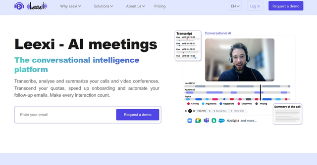 Leexi - conversational intelligence solution platform