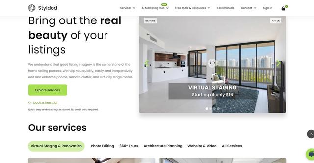 Styldod - Styldod is a design-tech firm that automates the listing photography process, offering products and services for all aspects of real estate marketing and photography.