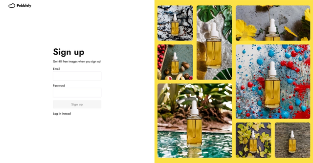 Pebblely - Create Instagram-worthy snapshots of any product with the click of a button!