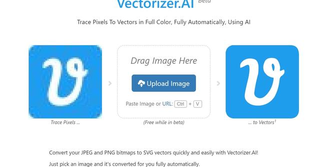 Vectorizer AI - Convert your JPEG and PNG bitmaps to SVG vectors quickly and easily with Vectorizer.AI!