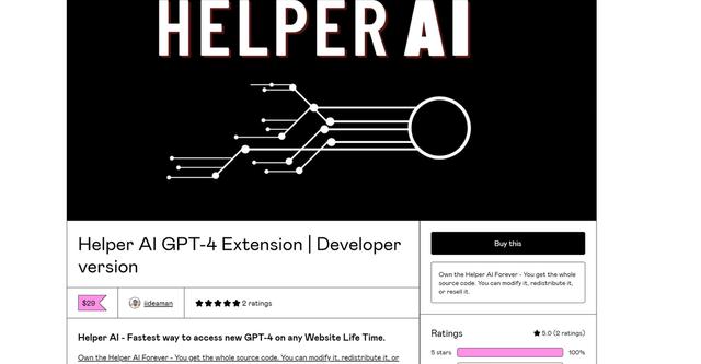 Helper AI - Use Gpt-4 on Any Website to Boost Your Productivity