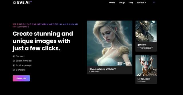 EVE AI - Generate Production Quality Assets for your Creative Projects