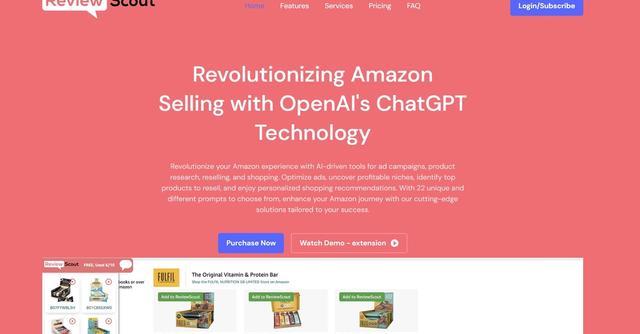 ReviewScout AI - ReviewScout is a Chrome extension that uses ChatGPT and Keepa analysis to provide valuable insights to Amazon sellers and shoppers.
