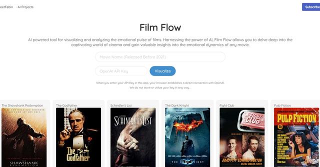 Film Flow - Designed to uncover the emotional pulse of films