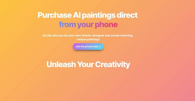 Acrylic - Custom AR artwork for home decor.
