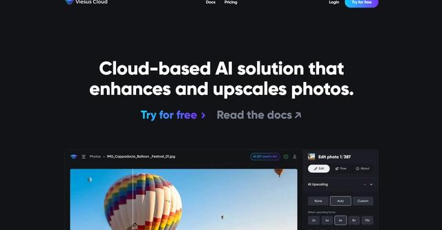 Viesus - Enhanced and upscaled photos for businesses with API.