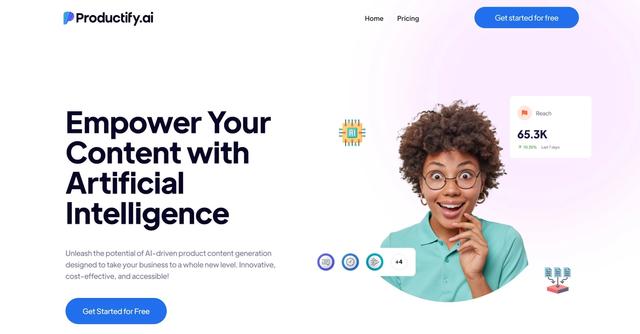 Productify.ai - Optimized eCommerce product content generation support.