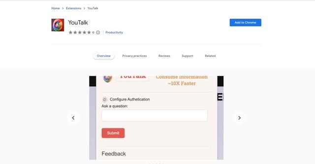 YouTalk - Talk to your Youtube videos