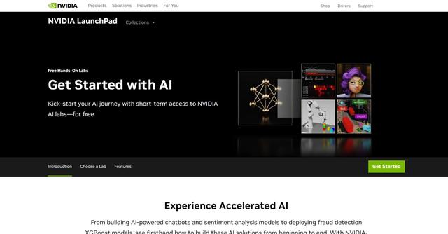 Nvidia Launchpad AI - Kick-start your AI journey with short-term access to NVIDIA AI labs.