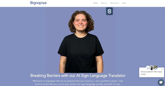 Signapse - Signapse AI | Breaking Barriers with our AI Sign Language Translator