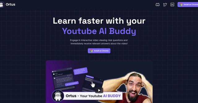 Ortus - Learn faster with your Youtube AI Buddy