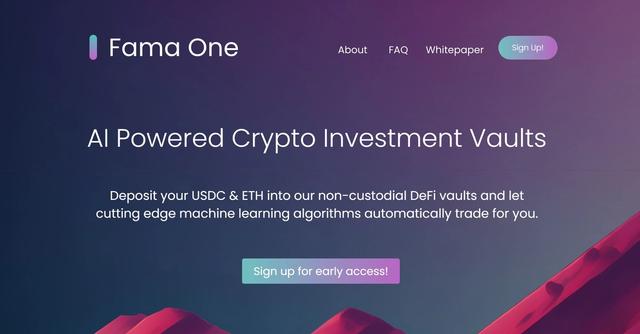 Fama.one - Platform for automated crypto asset trading.