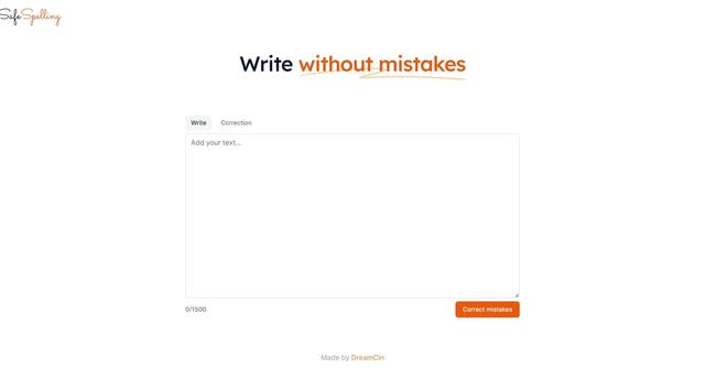 Safespelling - SafeSpelling is an AI-powered tool that eliminates spelling mistakes in your writing.