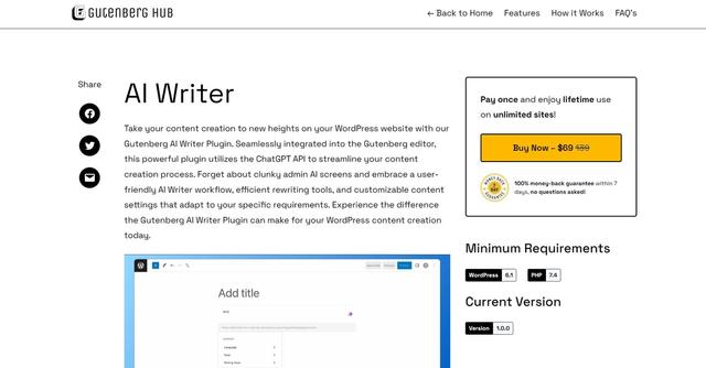 Gutenberg Hub - Assist with WordPress content optimization.