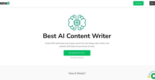 ChatronAI - Create SEO-optimized content for your blogs, advertising, emails, and website