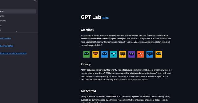 GPT Lab - Chat or build GPT-based chatbots on an all-in-one platform.