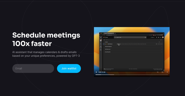 Ipso AI - AI assistant drafts emails for scheduling meetings, powered by GPT3.