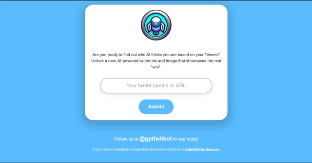 Gpt twit-bot - Find out who AI thinks you are based on your Tweets