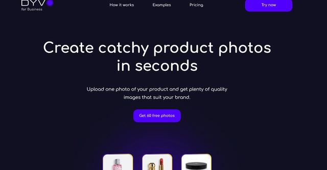 Dyvo - Create eye-catching product photographs in seconds