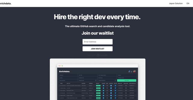 Enrichdata - The ultimate GitHub search and candidate analysis tool.