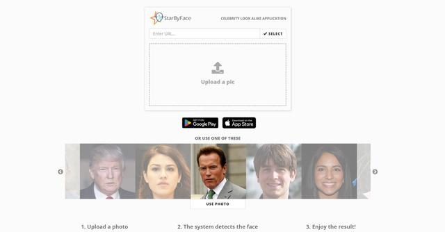StarByFace - Discover your celebrity doppelganger with advanced facial recognition technology.
