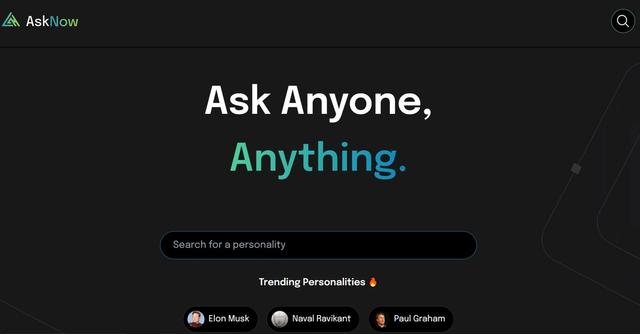 AskNow - Ask famous people questions & get AI-summarized answers