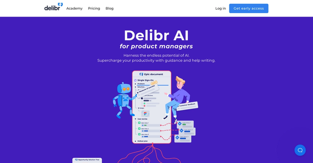 Delibr - Epic documents that connect across the PM process.