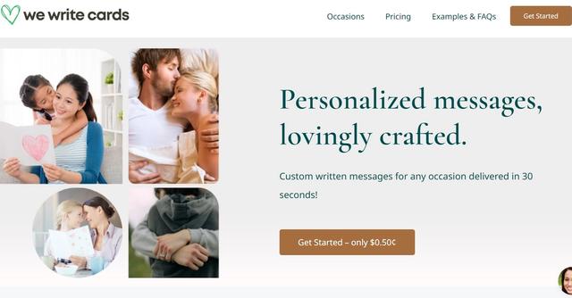 We Write Cards - Create custom messages for any occasion.