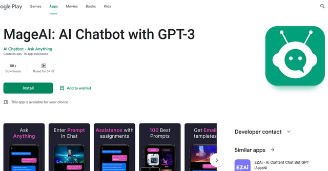 MageAI - AI Chatbot with GPT-3