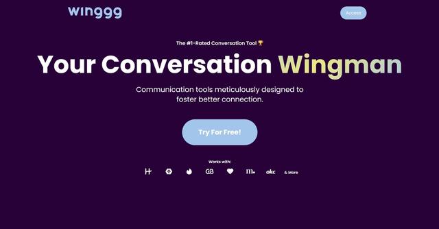 Winggg - Dating app messaging support.