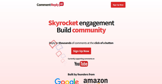 CommentReply.AI - Generate thousands of replies to your YouTube comments using Artifial Intelligence.