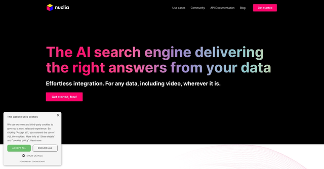 Nuclia - Nuclia indexes unstructured data from any source