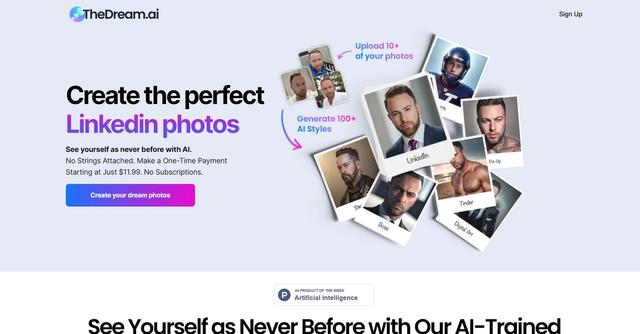 TheDream.ai - Create Amazing AI photos featuring your face!