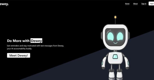 Dewey - Dewey is an AI-powered accountability buddy that helps users stay organized and productive.