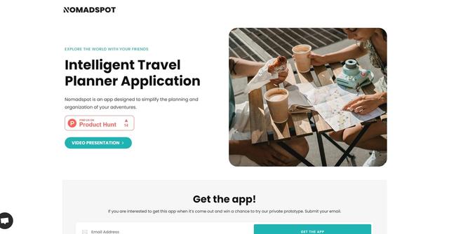 Nomadspot - Intelligent Travel Planner Application
