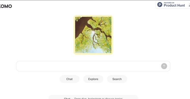 Komo Search - Generative AI for deep dives, brainstorming and exploring