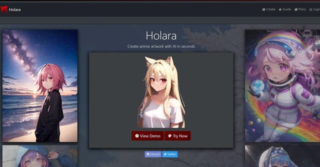 Holara. AI  - Holara's AI-powered platform makes anime art creation effortless.