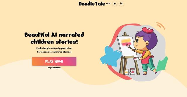 Doodle Tale - Interactive stories from kids drawings.