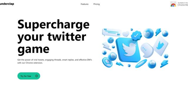 ThunderClapAI - Use the power of AI to easily Generate Reactions and Viral Tweets