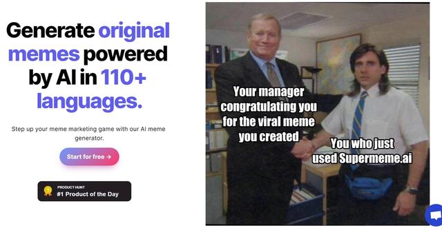 Supermeme.ai - Meme generator in 110+ languages. Step up your meme marketing game!