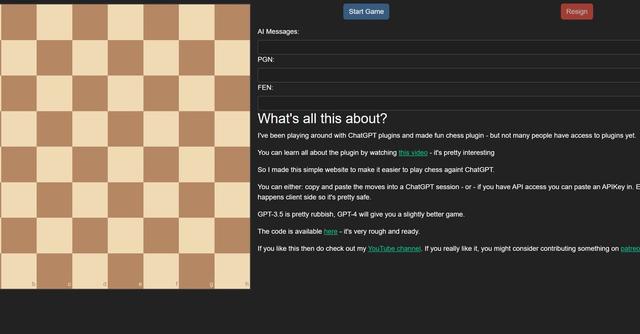 Chess - AI-powered chess-playing chatbot for engaging and challenging gameplay