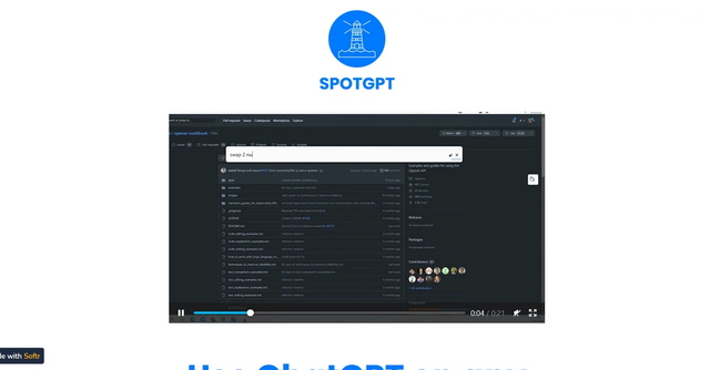 SpotGPT - Use ChatGPT on any Website