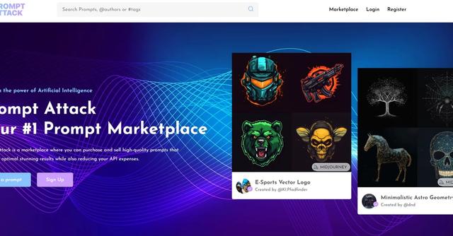 Prompt Attack - Prompt Marketplace to buy and sell AI prompts