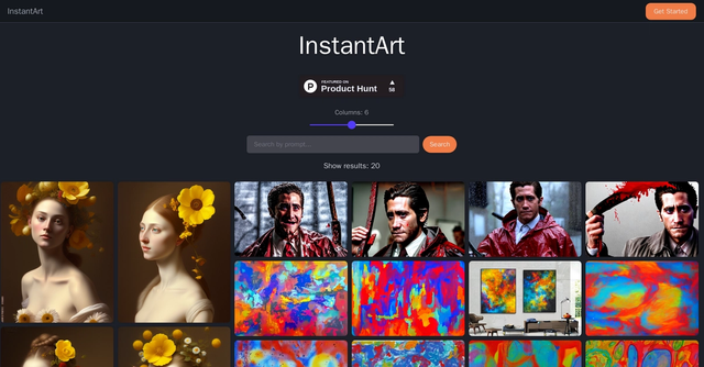 InstantArt.io - Revolutionary new platform for AI-generated art