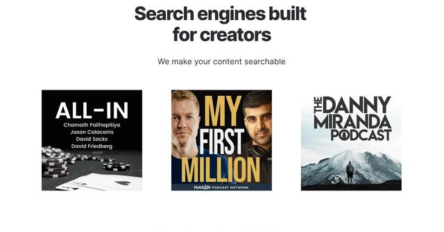 AnyPod - AI search engine for creators